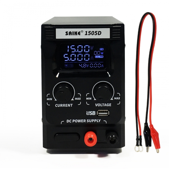 SAIKE 1505D DC voltage regulated switching power supply 15V 5A