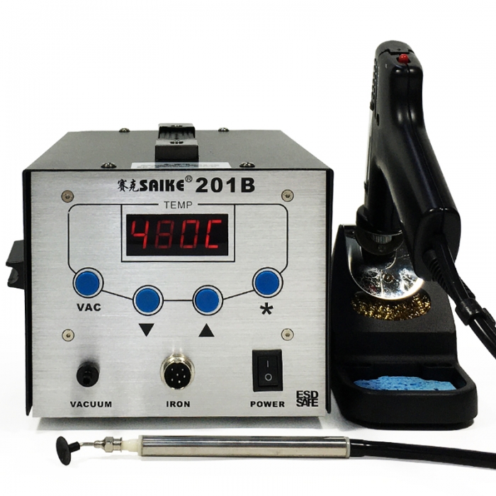 SAIKE 201B High frequency Suction tin gun Desoldering station with Vacuum pen