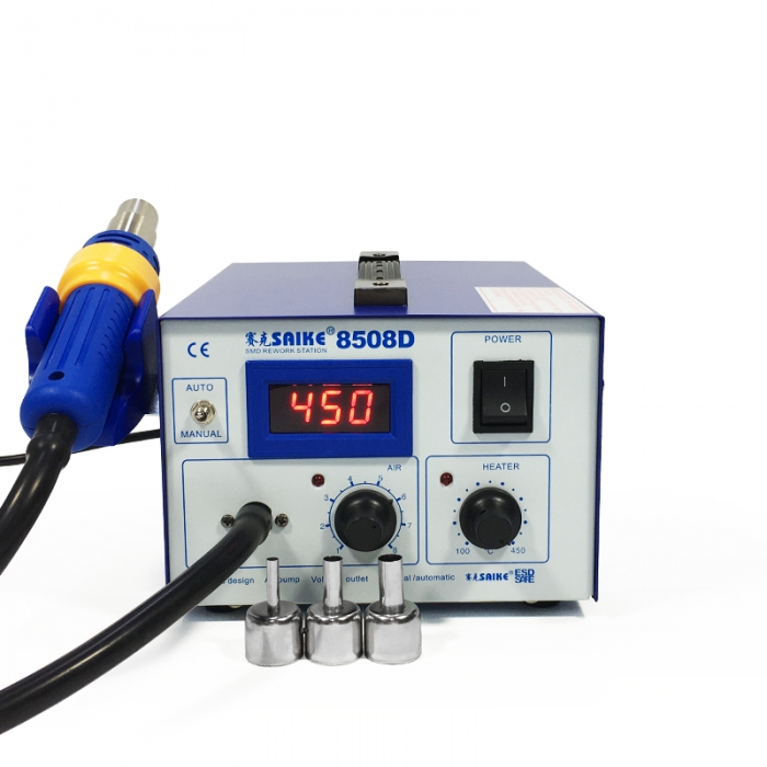 SAIKE 8508D Hot air gun rework station Air pump type