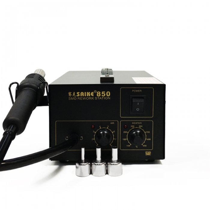 SAIKE 850 Hot air gun rework station Air pump type