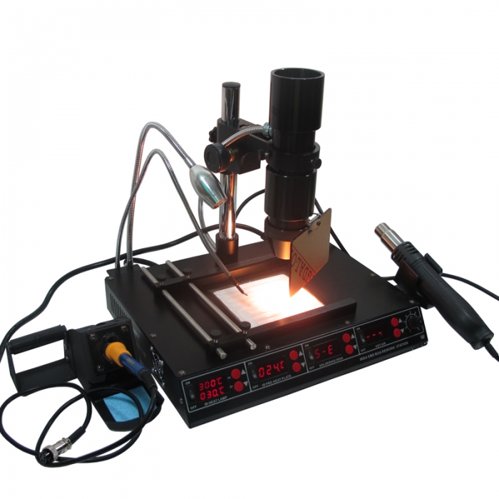 SAIKE 8510D Hot air soldering station with Infrared BGA Rework Station and Preheating station