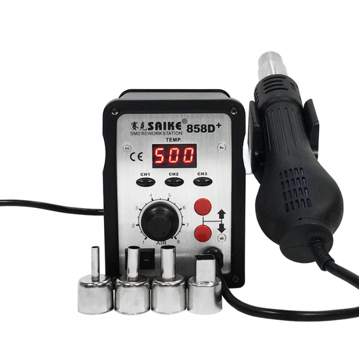 SAIKE 858D+ Hot air gun rework station