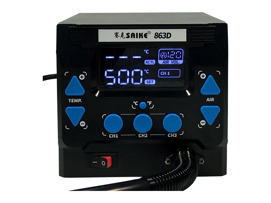 SAIKE 863-30 front panel and digital controls