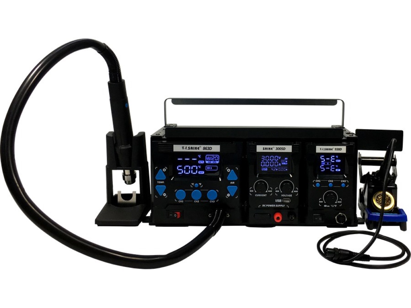 SAIKE 863-30 repair bench with DC power supply support